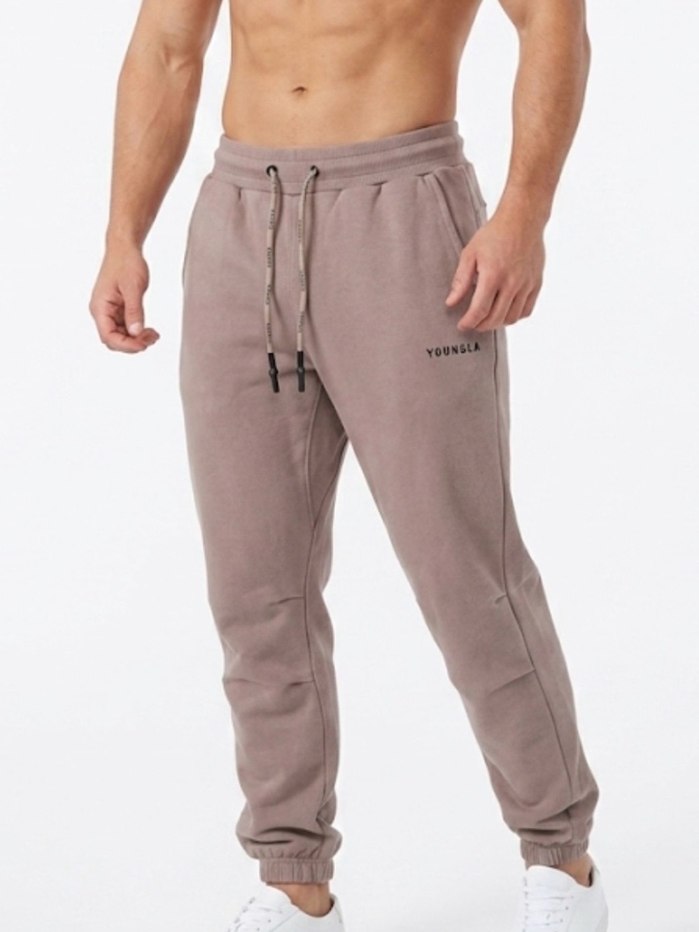 YoungLA #210 Heavyweight Sweatpants - Mauve/Taupe - Size XL
